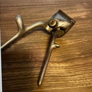 Vintage Manual Hair Clipper Metal Finish Vintage 1940 Barber